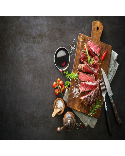 Morceaux de viande saignant