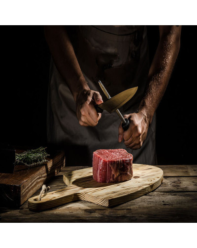 Limer le couteau viande